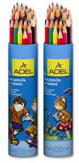 Карандаши цветные Adel Colour 211-2360-003 3мм 24 цвета алюминиевый тубус