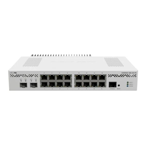 Коммутатор MikroTik CCR2004-16G-2S+PC 18x, управляемый