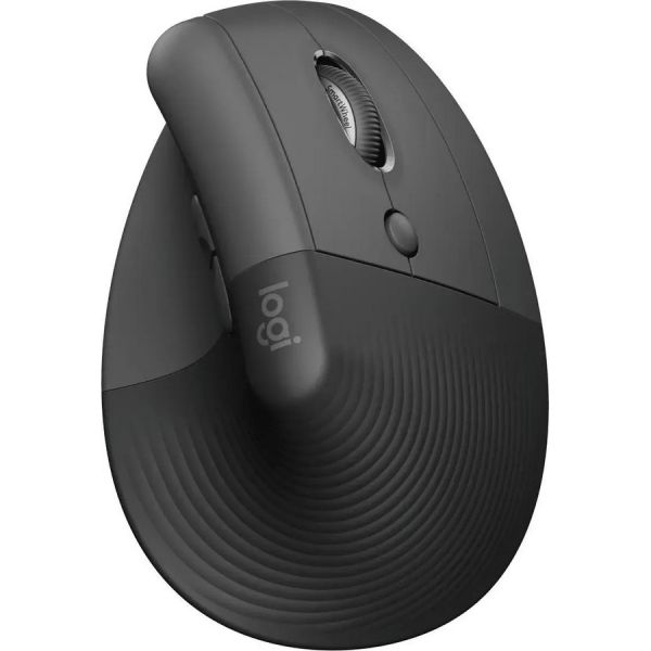 Мышь Logitech Lift оптическая, беспроводная, USB, графитовый [910-006479]