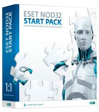 Антивирус Eset NOD32 START PACK- базовый комплект безопасности компьютера, лицензия на 1 год на 1ПК, BOX