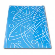 Папка-конверт на кнопке Бюрократ GA801blue с рисунком 
