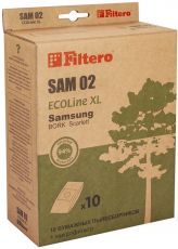 Пылесборник Filtero SAM 02 ECOLine XL бумажный, 10 шт.